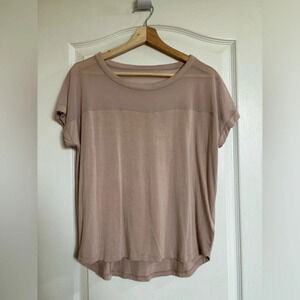 TAHARI Mesh  Top T-Shirt